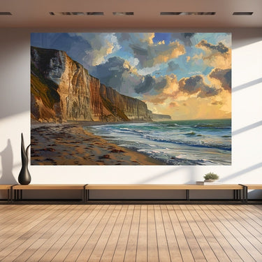 Normandy Beach Painting